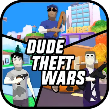 Dude Theft Wars Mod APK [Vô Hạn Tiền, Bất Tử]